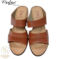 Pulse Elegant Women's Comfort Slip-on Sandals - tan, 36
