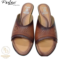 Pulse Tan Leather Comfort Slip-Ons - Tan, 38
