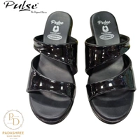 Pulse Elegant Black Heels - Black, 38