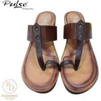 Pulse Brown Wedge Sandals - Brown, 38