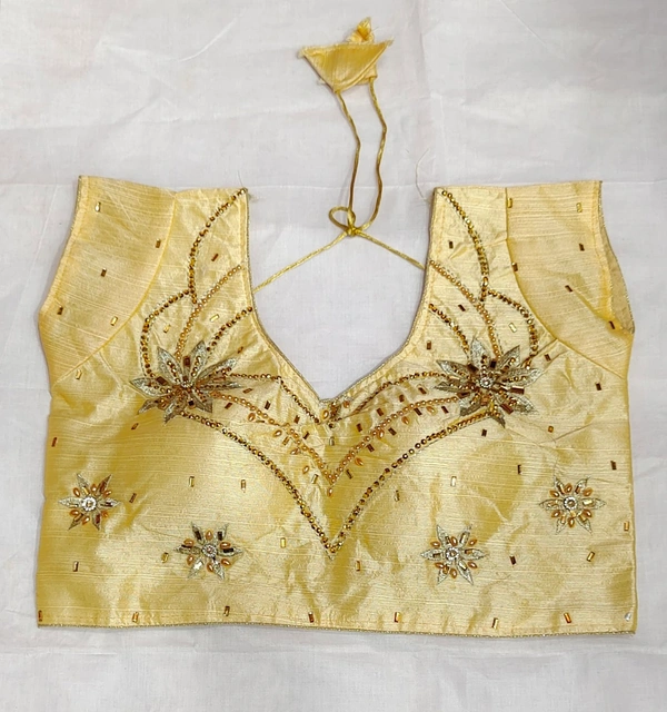 Golden Fancy Blouse - 01