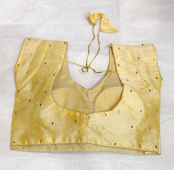 Golden Fancy Blouse - 01