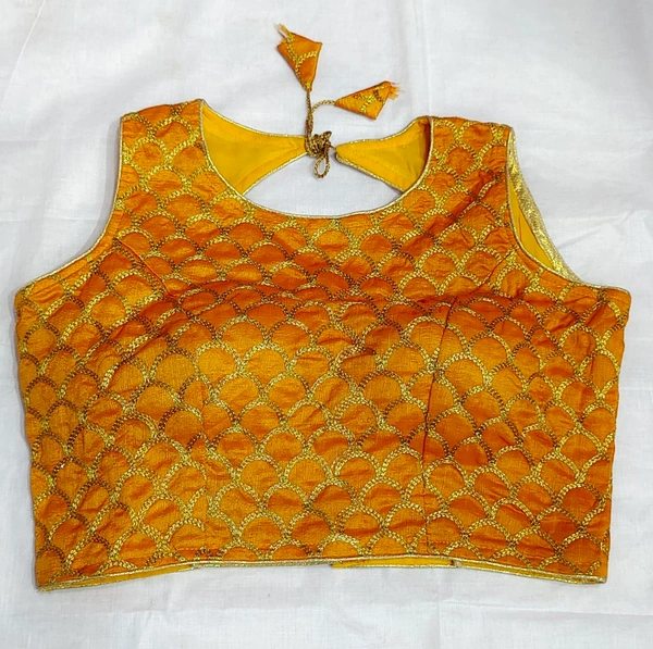 Fancy Blouse -9 - Web Orange