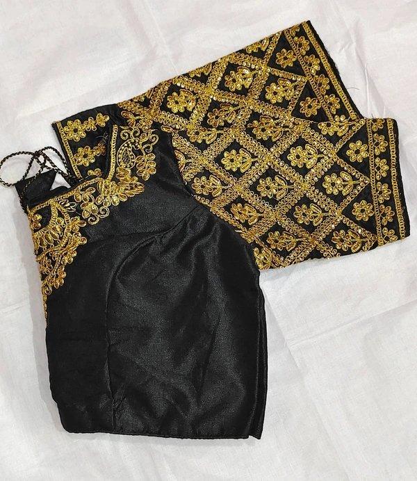 Fancy Blouse - 14 - Black