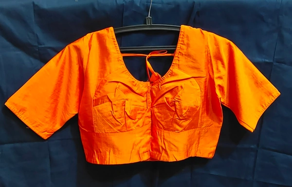 Plain Blouse - 01 - Web Orange, 34