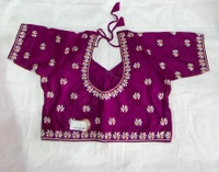 Blouse - 51 - Navyblue, 32