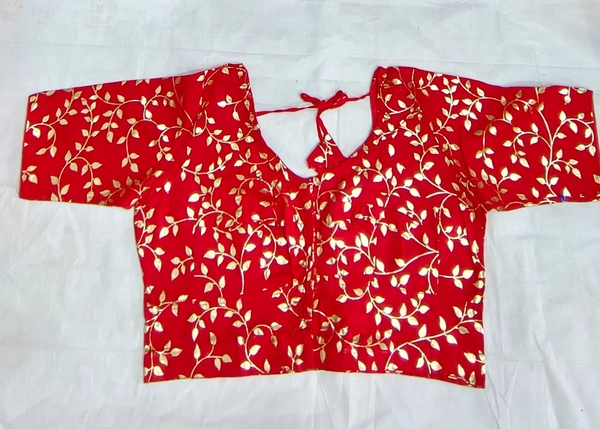 Print Blouse - 01 - Red, 34