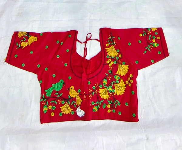 Blouse -59 - Red, 32