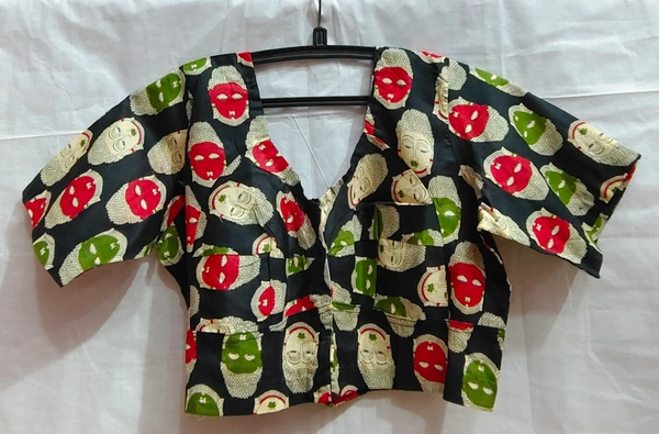 Print Blouse - 02 - Red, 32