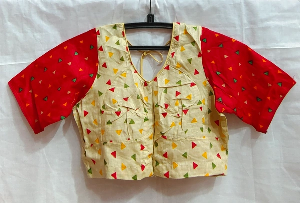 Print Blouse - 05 - Black, 32