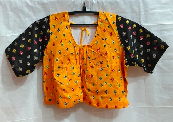Print Blouse - 06 - Web Orange, 34