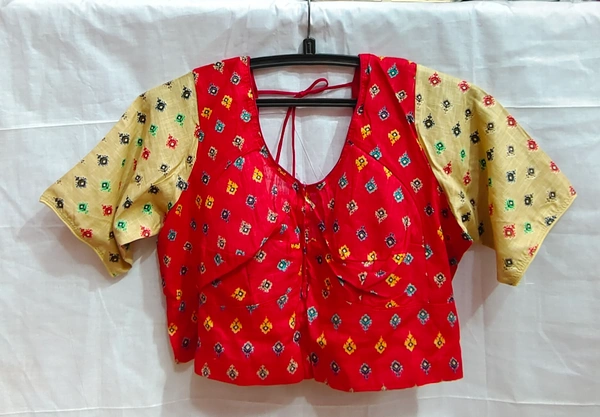 Print Blouse - 06 - Red, 34