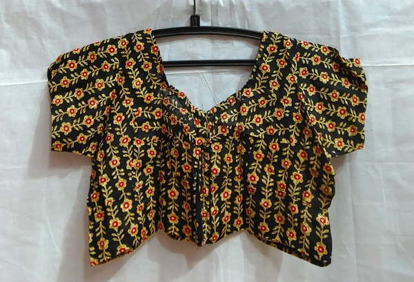 Print Blouse - 09 - Black, 32