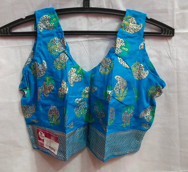 Printed Sleeve less - 01 - Sky, 36
