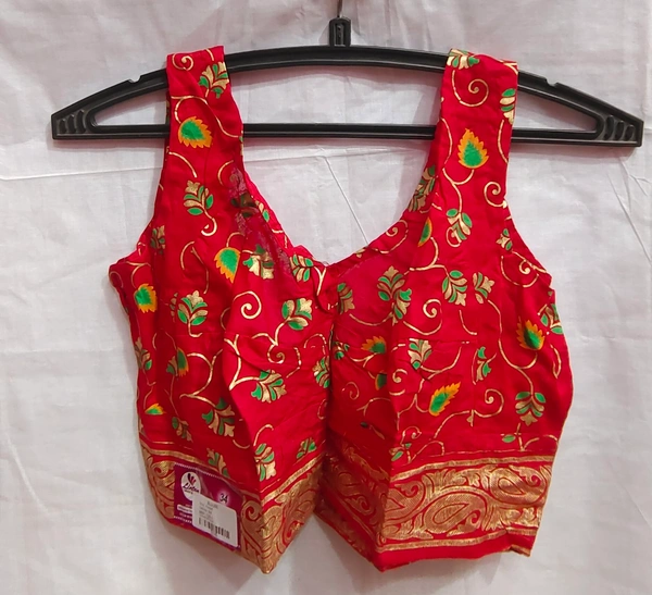 Printed Sleeve less - 03 - 36, Red