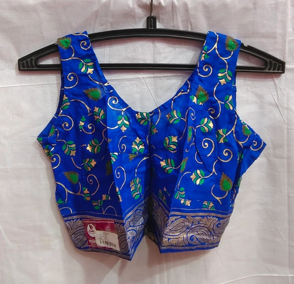Printed Sleeve less - 04 - 34, Dark Blue