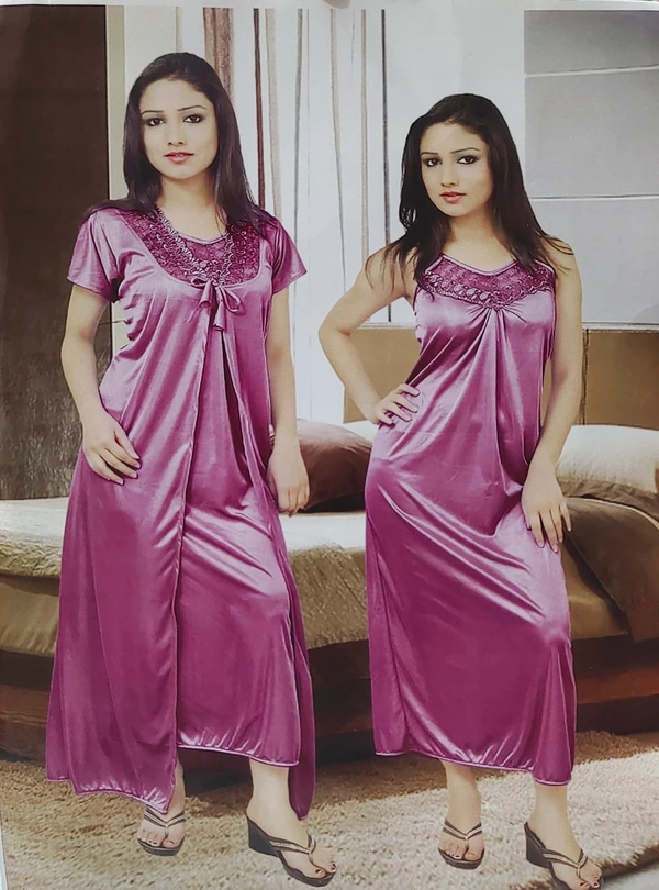 Night Dress-02 - Burnt Sienna
