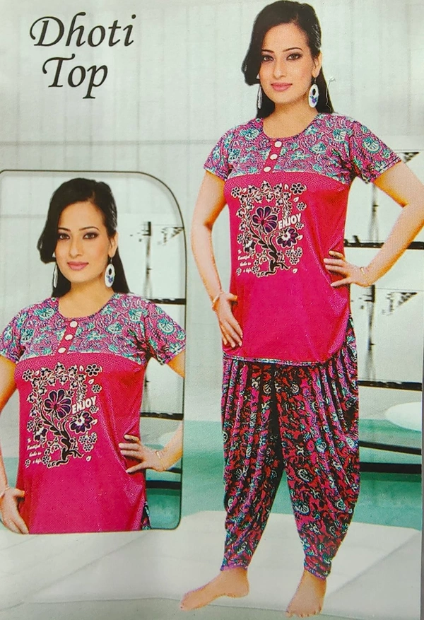 Dhoti Top - Red