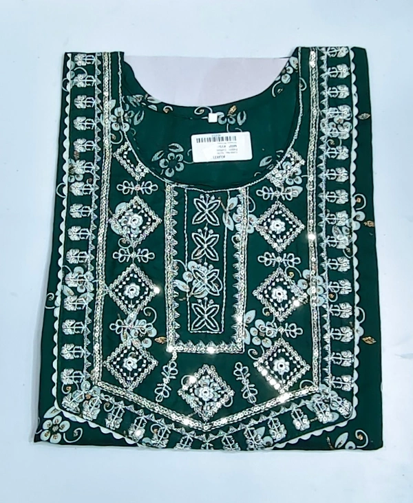 Kurti-15 - Dark green