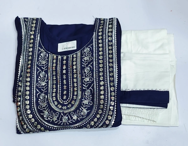 Kurti-22 - Navy blue