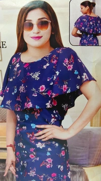 Dress-01 - Navy blue