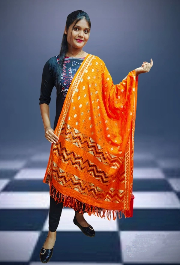 Dupatta-01 - Guardsman Red