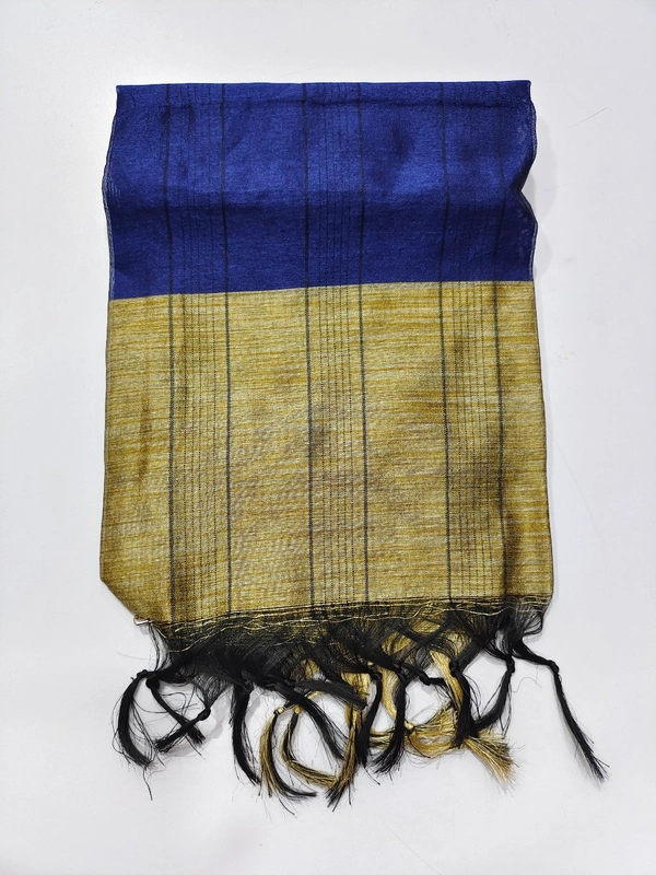 Dupatta-06 - Navy blue