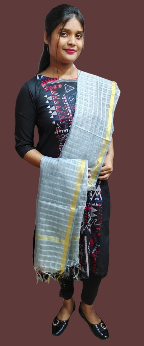 Dupatta-09 - Tower Gray