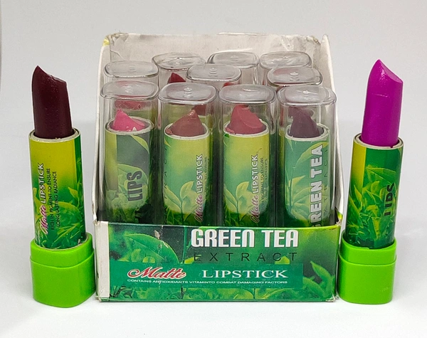 Green Tea Matte Lipstick-01 - Fuchsia Pink