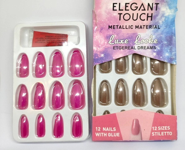 Artificial nails-03 - Black