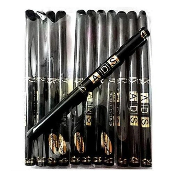 ADS Waterproof Pencil Black  kajal-01 - Black