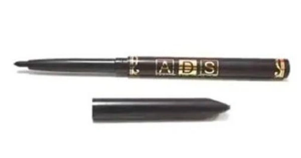 ADS Waterproof Pencil Black  kajal-01 - Black