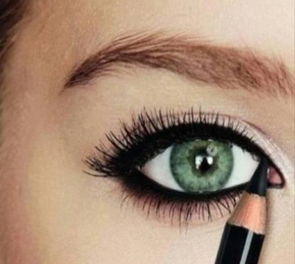 ADS Waterproof Pencil Black  kajal-01 - Black