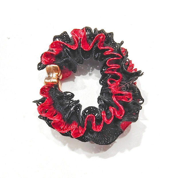 Highly Elastic Black Red Rubber Band-A1