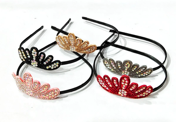  Baby Girls Hair Band-A2 - Guardsman Red