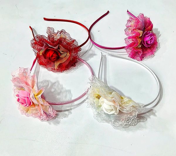 Fancy Hair Bands-A3 - Guardsman Red