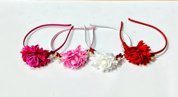 Fancy Hair Bands-A4 - Red