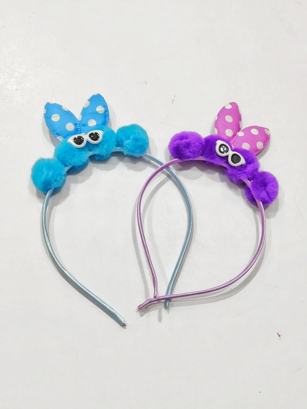 Beautiful  flora  hairband-A2 - Electric Violet