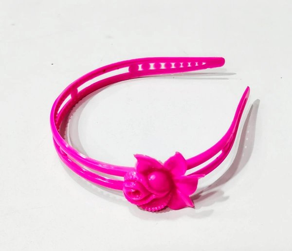 Plastic Rose Hair Bands-A1