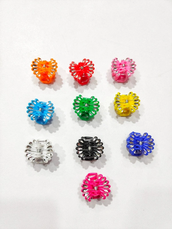 Multi colour Baby Girls Hair Clutchers-A3 - Forest Green