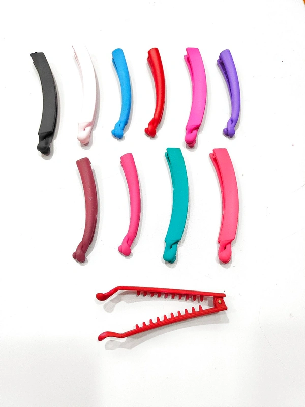 Multi Color Acrylic Banana Hair Clips-A1 - Mojo