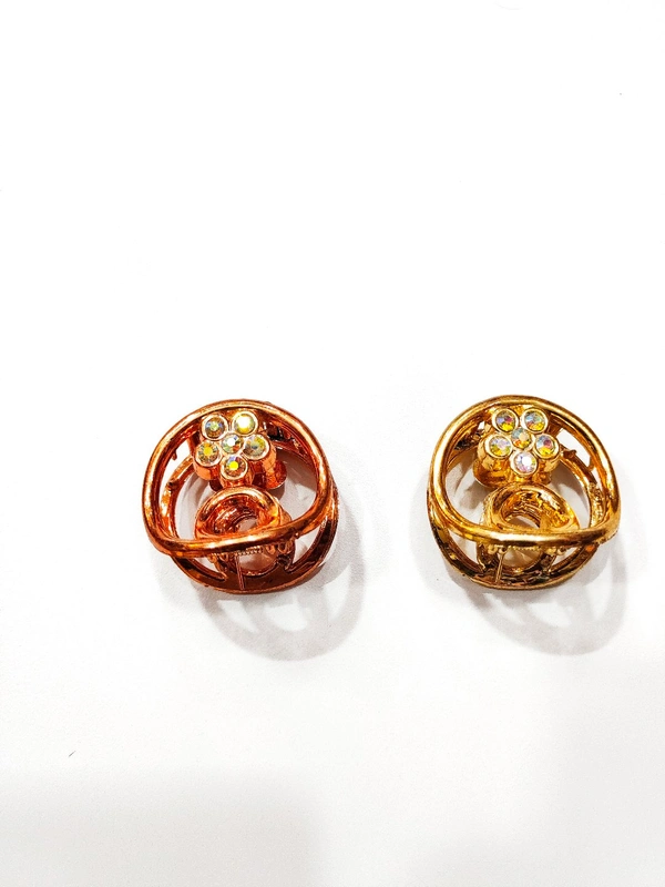 Copper & Golden Fancy Hair Clutchers-A2 - Copper