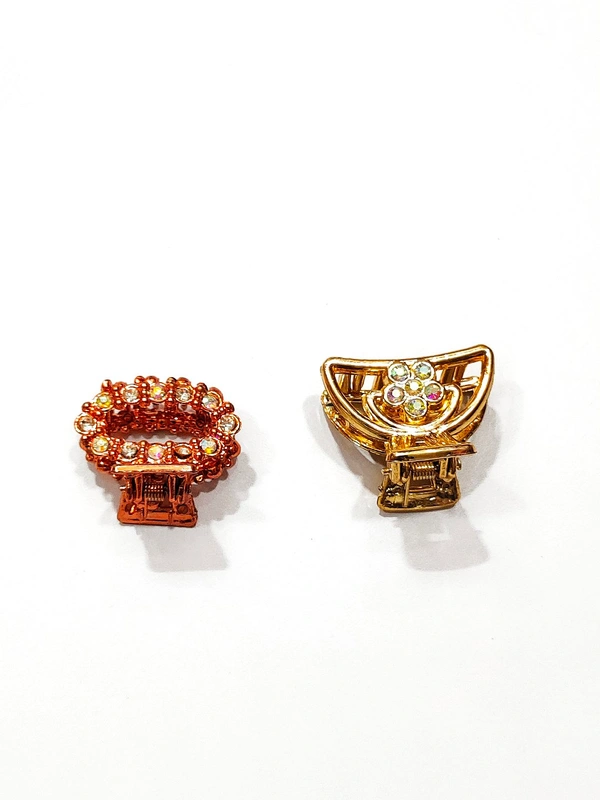 Copper &  Golden Fancy Hair Clutchers-A3 - Copper