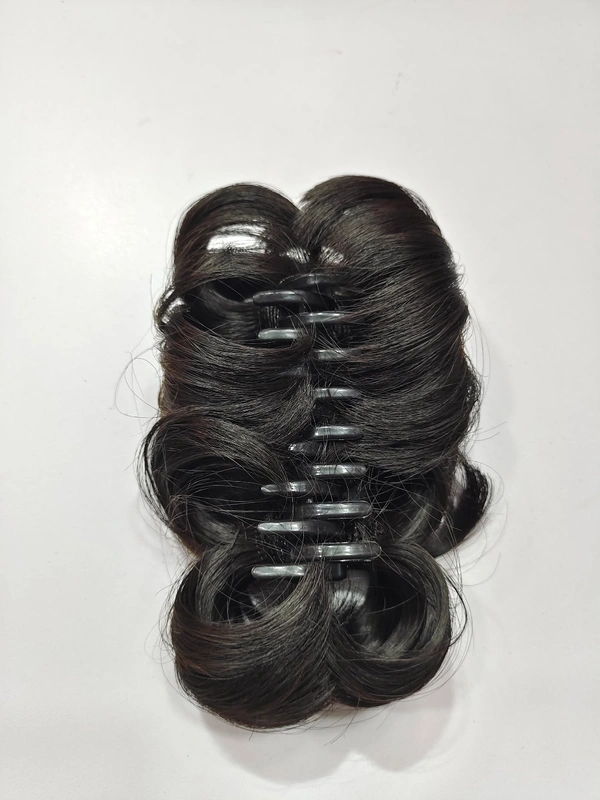 Artificial Hair Clutcher Black-A1