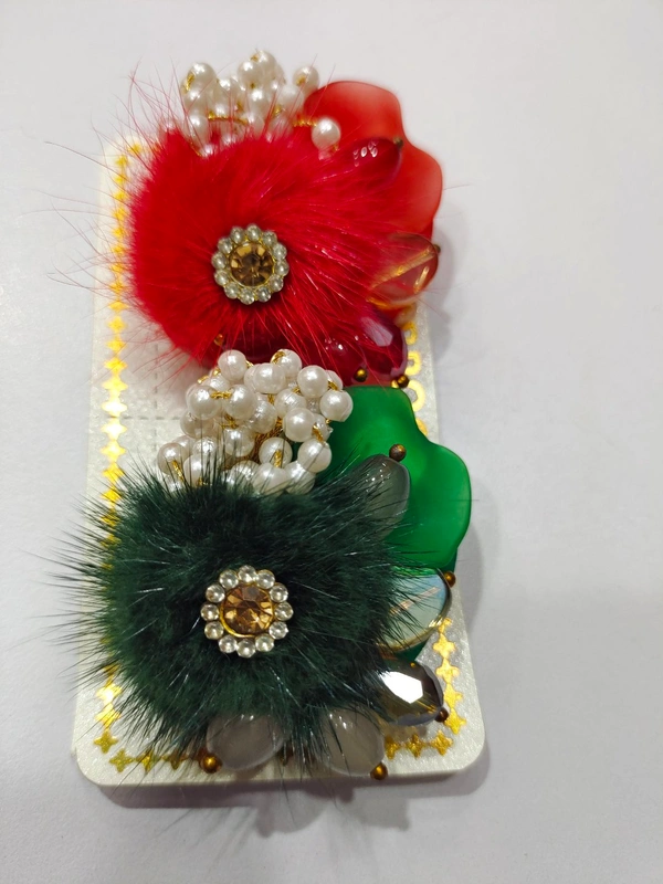 Brooch Pin-A15 - Red