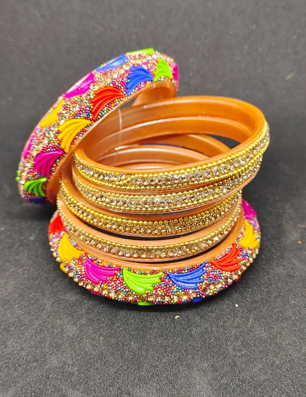 Elegant Multicoloured  Bangles Set-A1