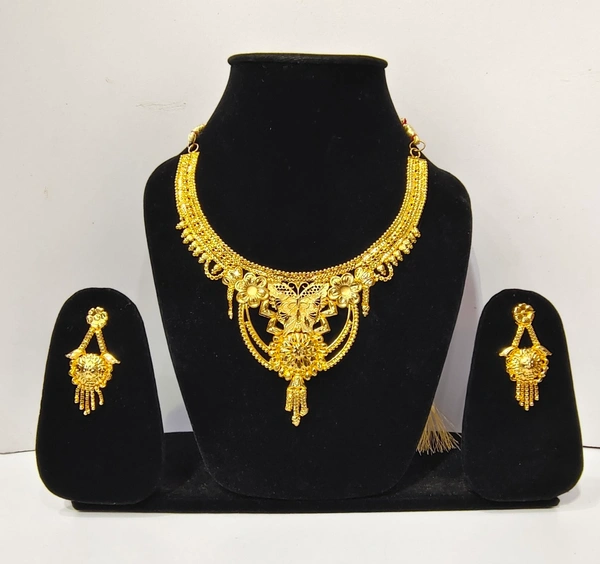 Trendy Gold Plated  Nickles  Jewellery set-I