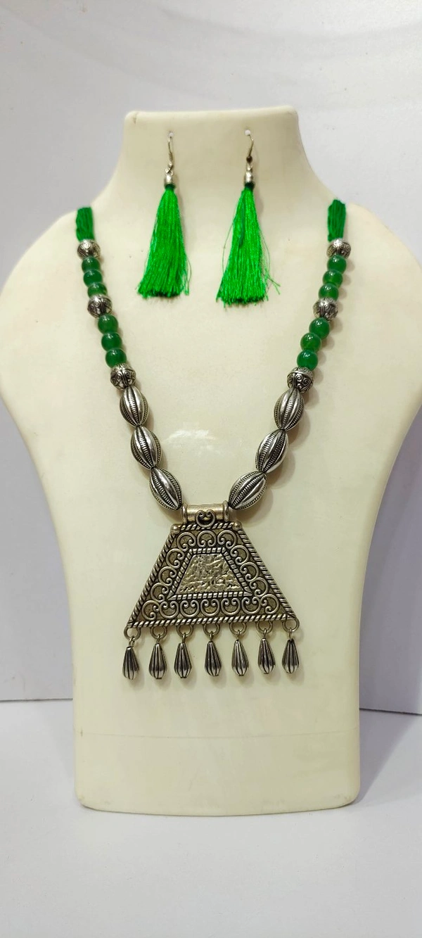 Oxidised Jewel Set-C2 - 1