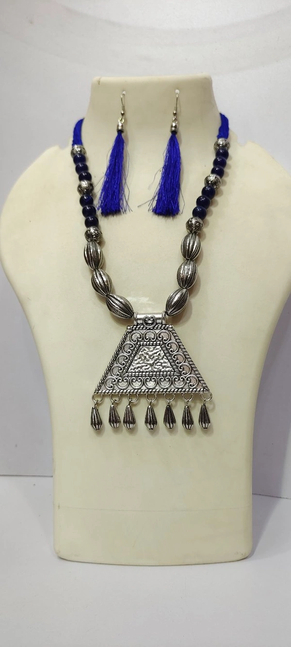 Oxidised Jewel Set-C2 - 2