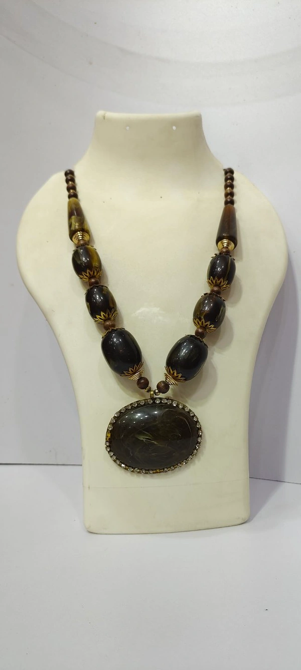Gemstone Pendant Mala-A1 - 1